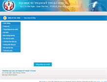 Tablet Screenshot of dkmh.hcmute.edu.vn
