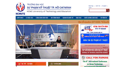 Desktop Screenshot of hcmute.edu.vn